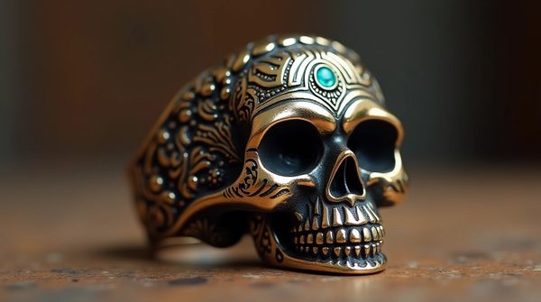 La bague tête de mort indienne : un style audacieux à adopter